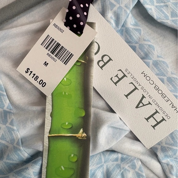 Hale Bob Blue Mid-Length Robe - Size Medium and Large Available NWT - Picture 10 of 15